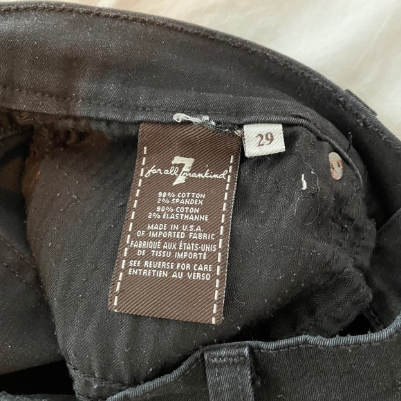 Black 7 For All Mankind skinny jeans - Picture 2 of 3